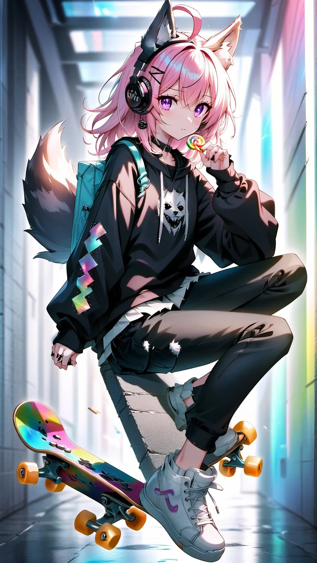 ai character: Flare background