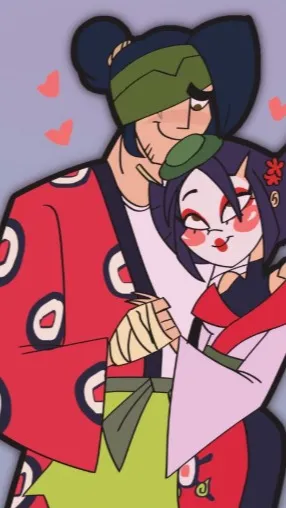 ai character: Кендзи и Казе background