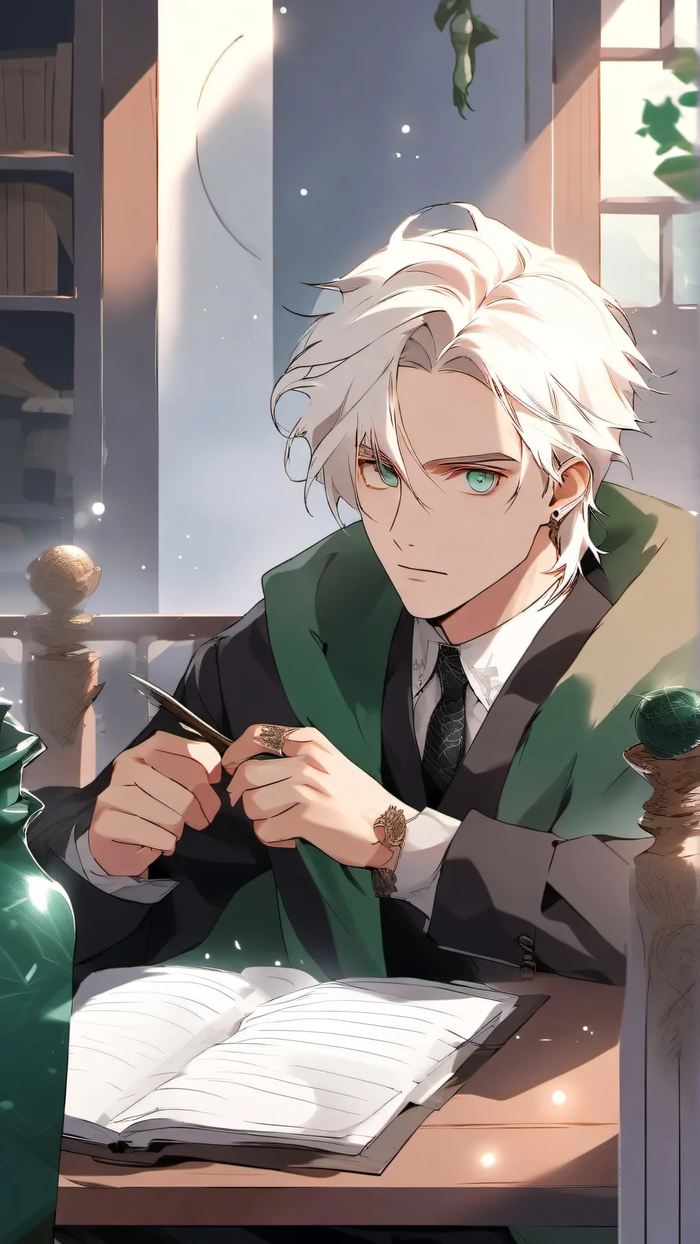 ai character: draco X y/n background