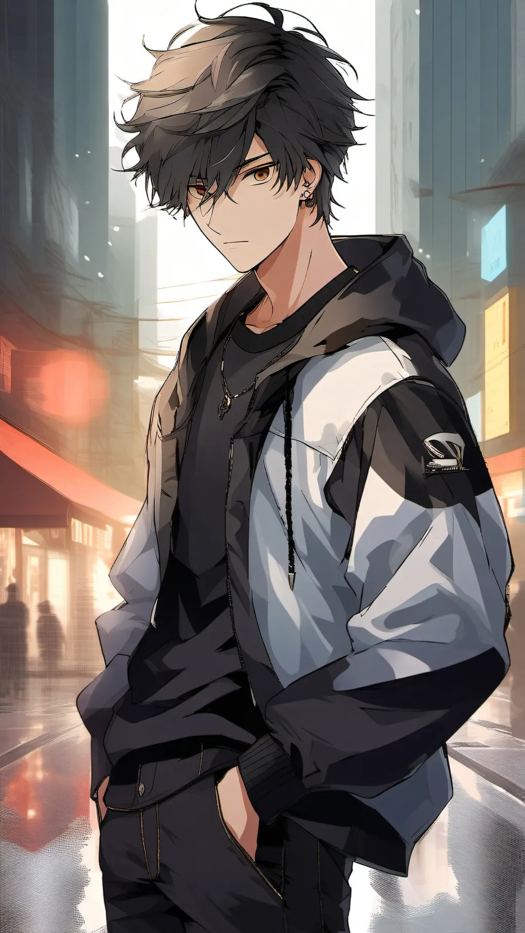 ai character: Popular Boy background