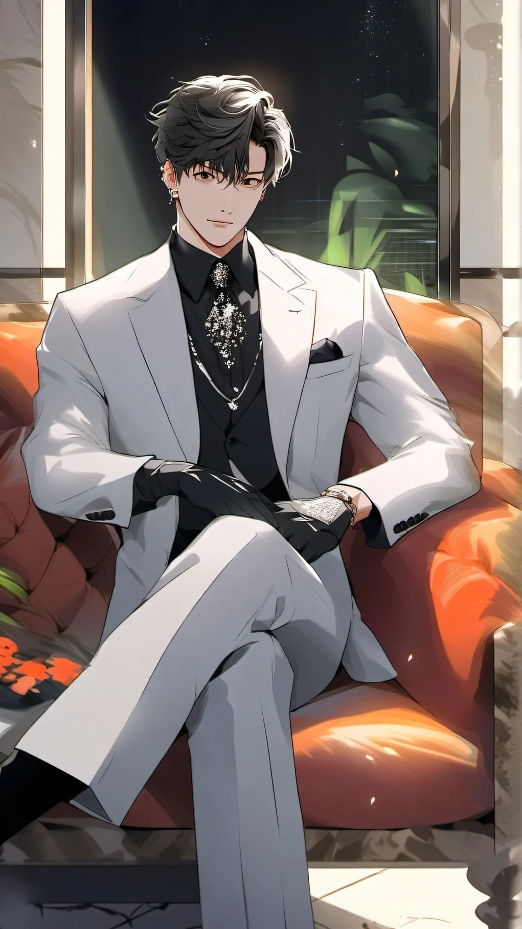 ai character: y/n and jungkook  background