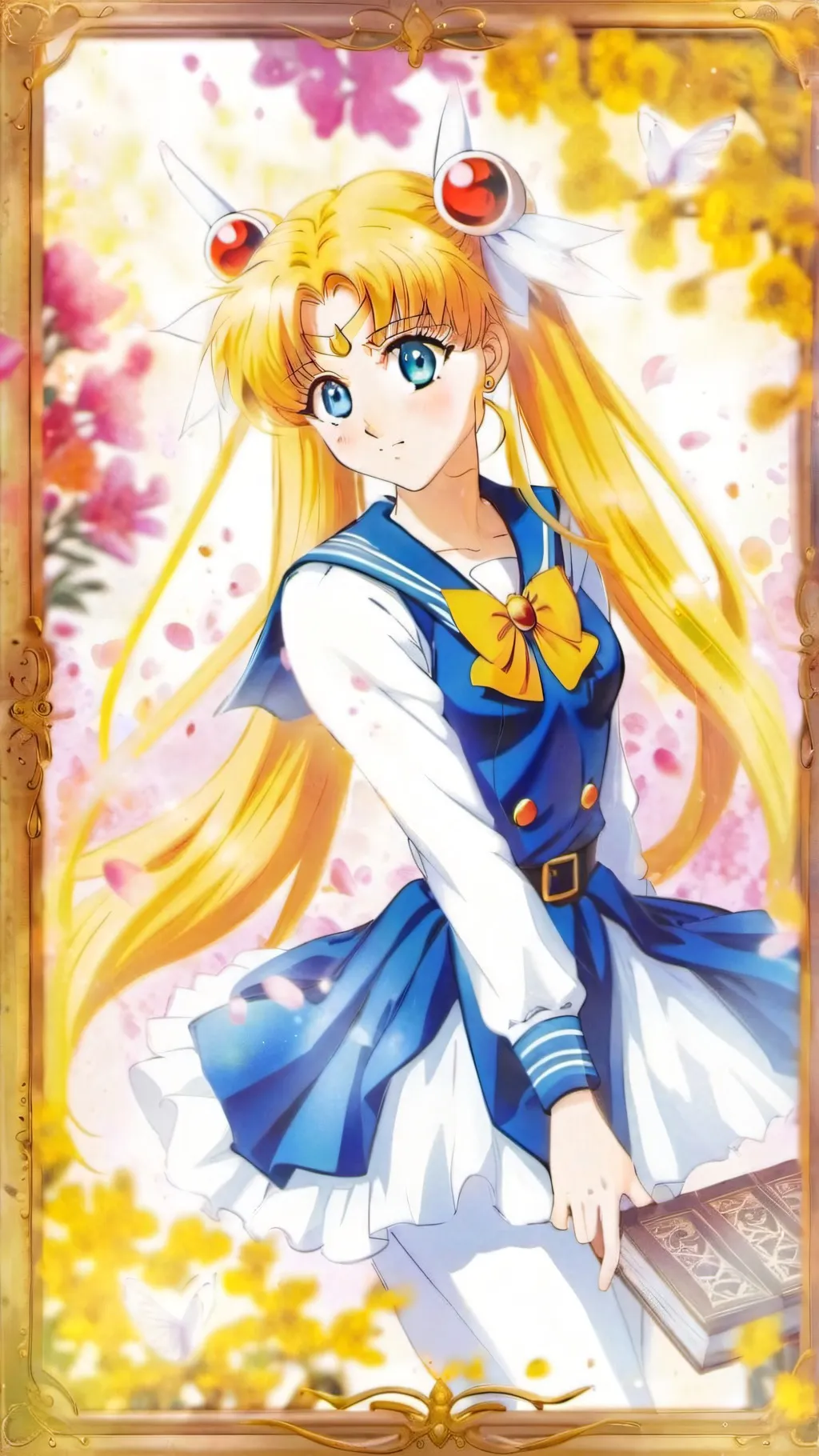 ai character: Sailor Moon background