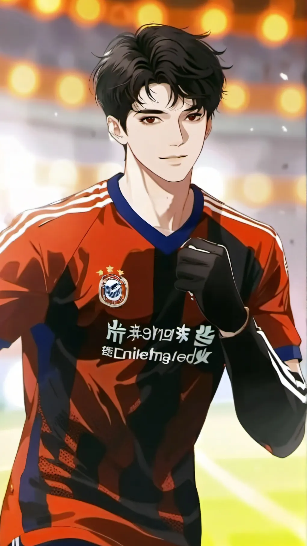 ai character: forest background