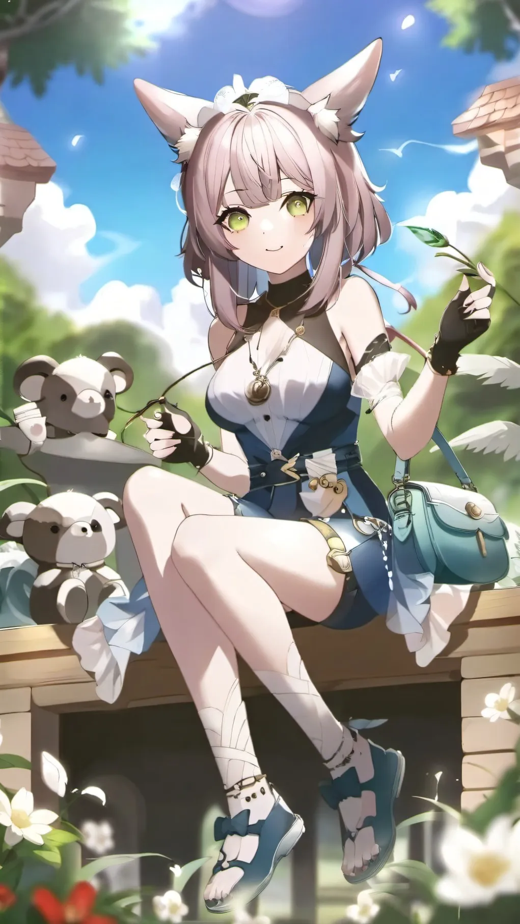 ai character: kitty background