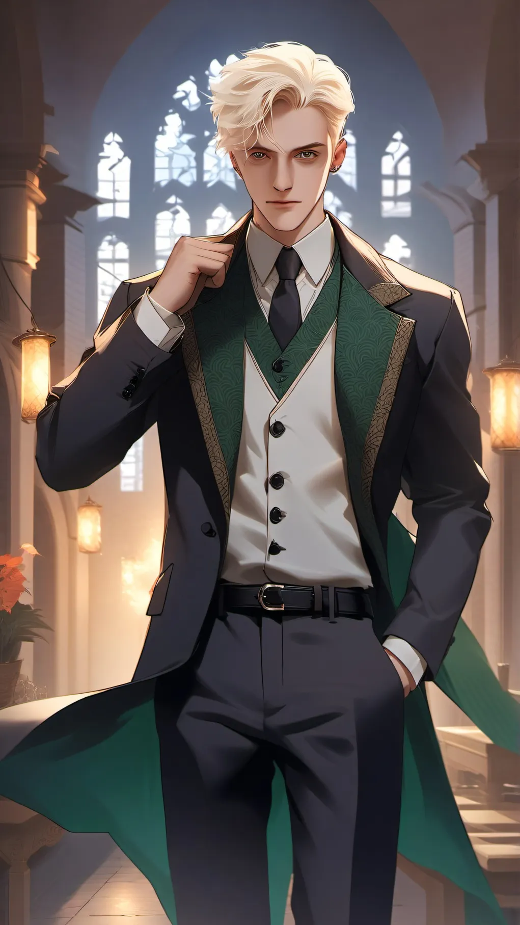 ai character: Draco malfoy background