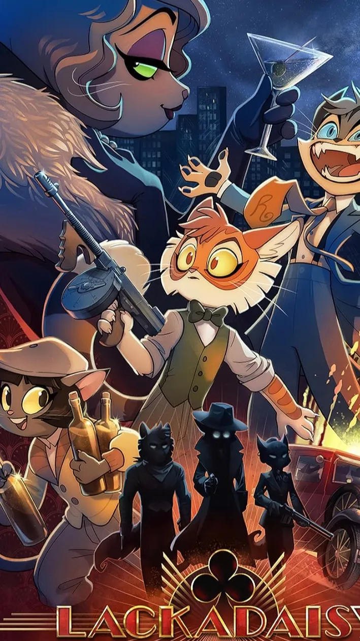 ai character: Lackadaisy background