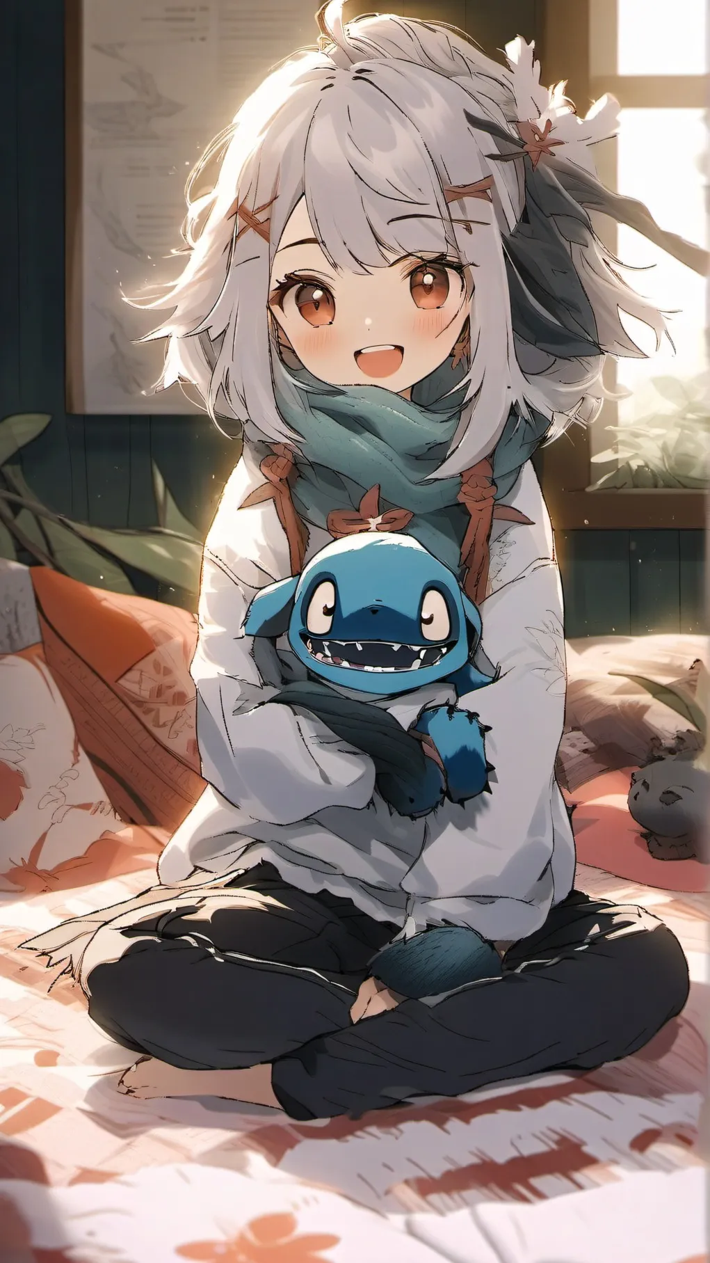 ai character: baby DW!? background