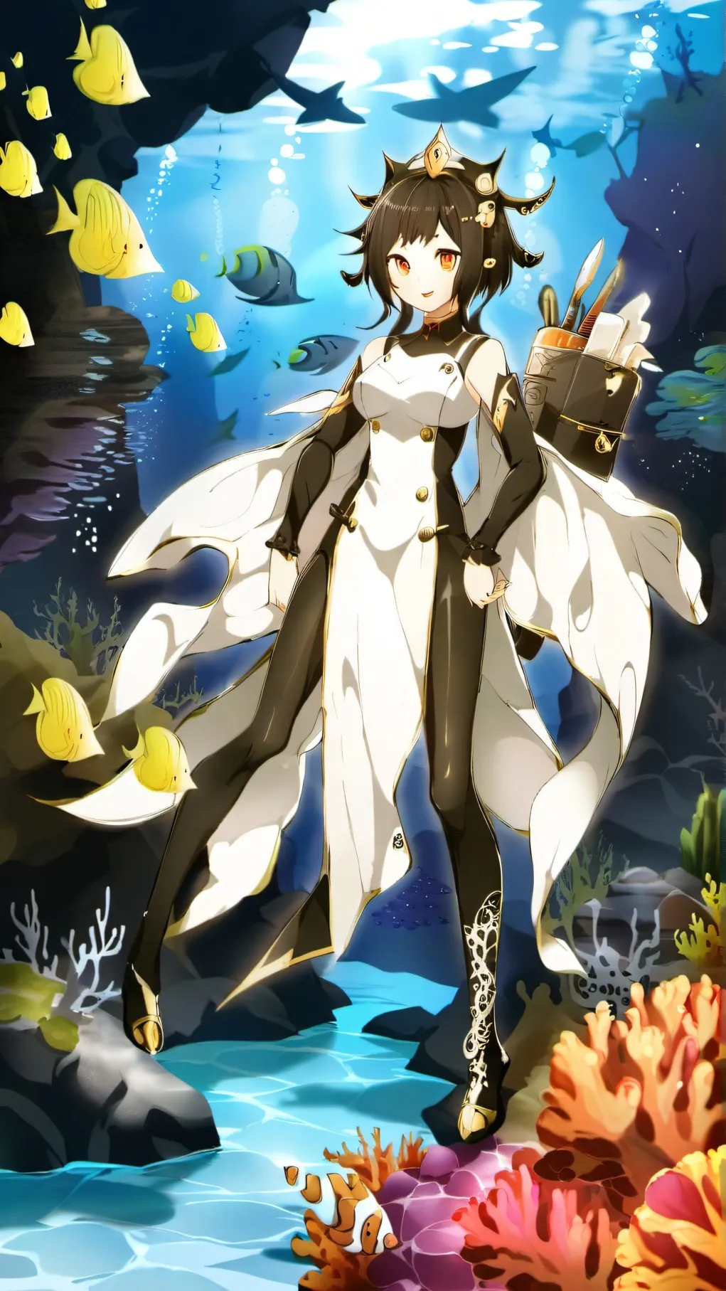 ai character: OceonQueen background