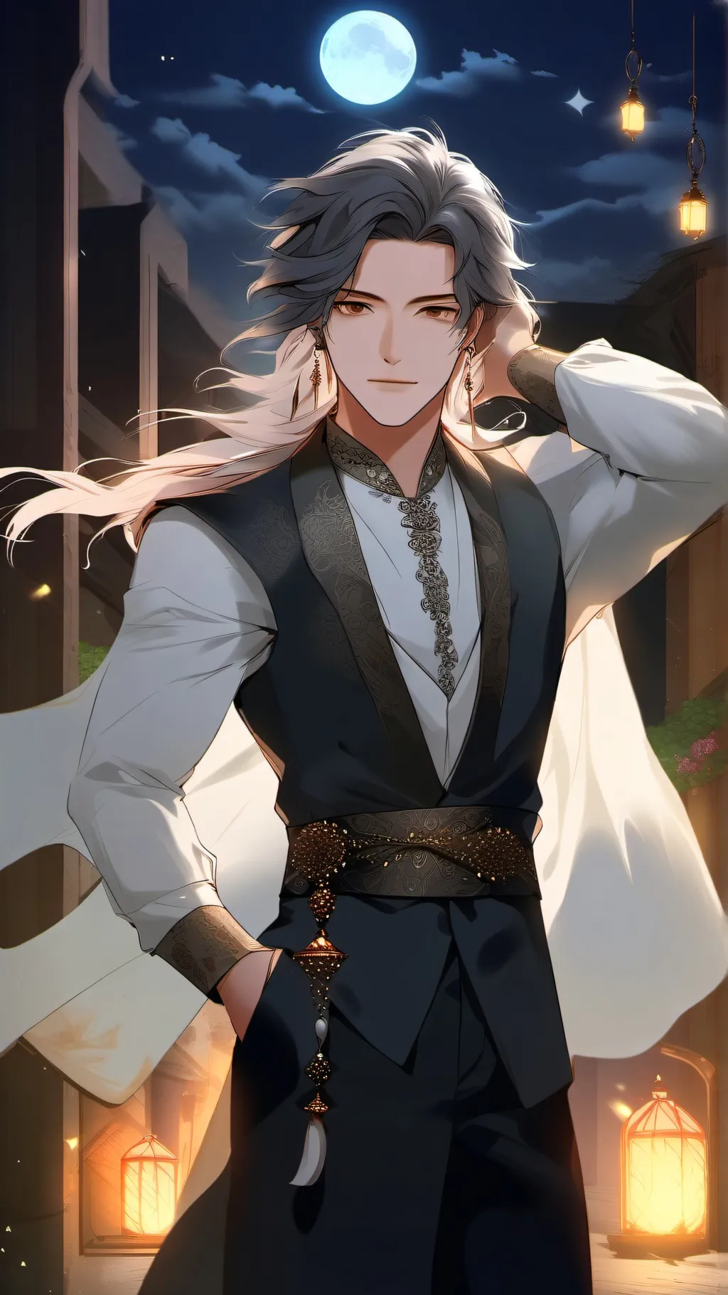 ai character: secret background