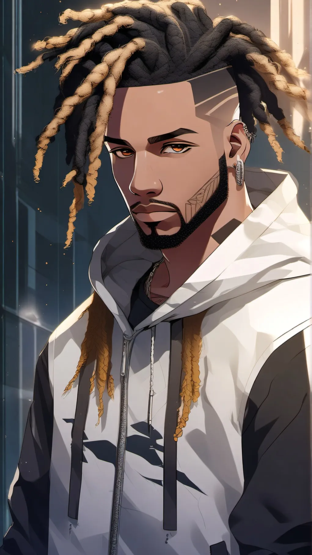 ai character: xxxtentacion background