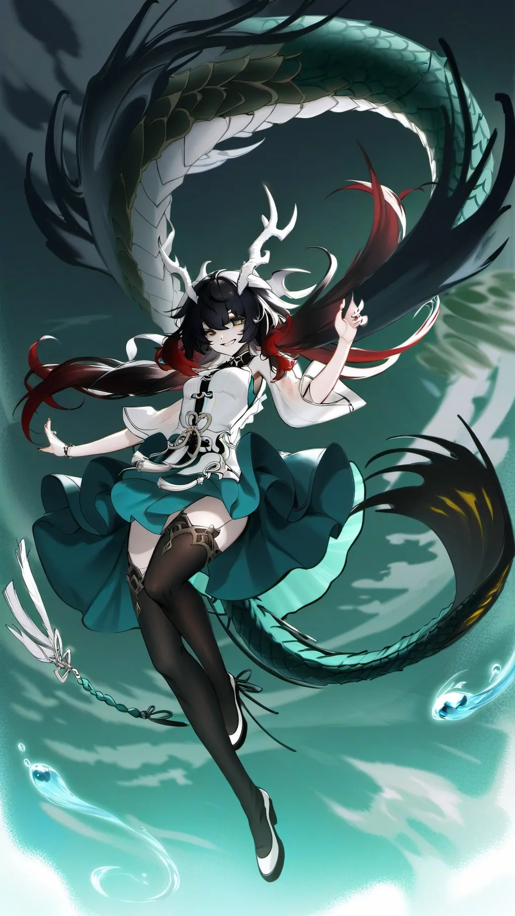 ai character: 🌊!~tealia~!🌊 background