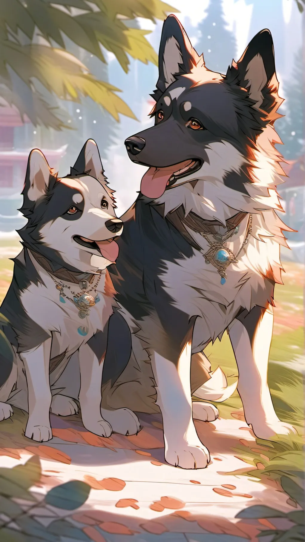 ai character: Teddy and Jack background