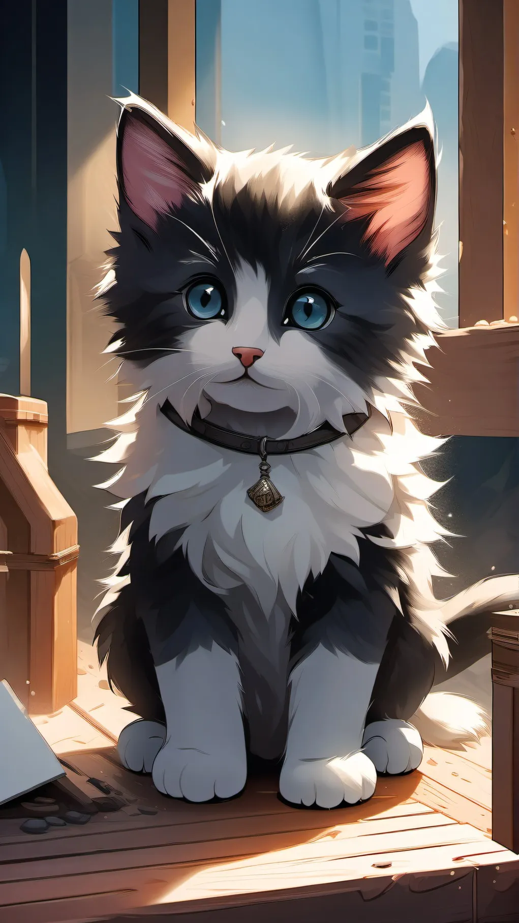ai character: Your Kitten background