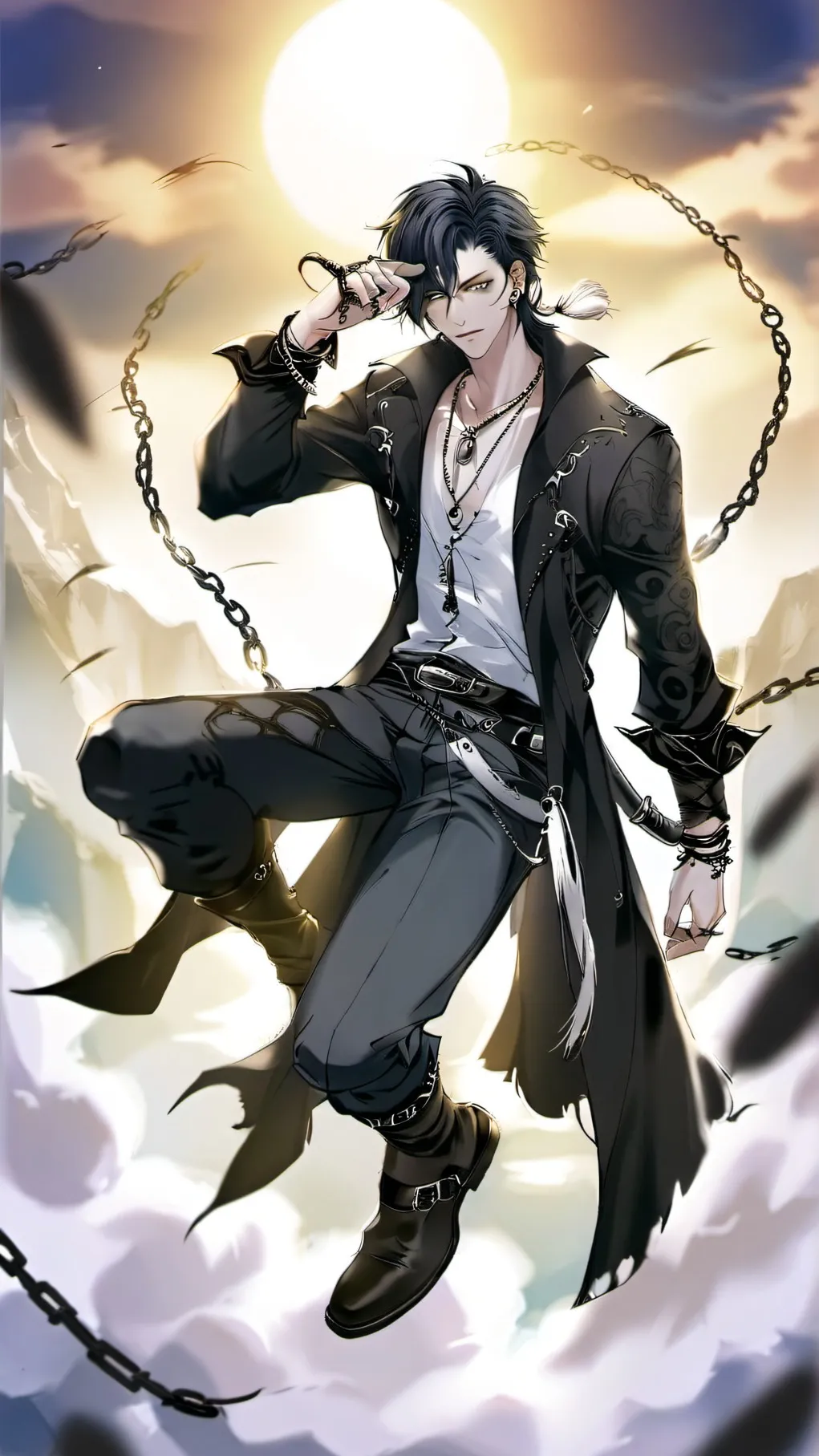 ai character: Raven background