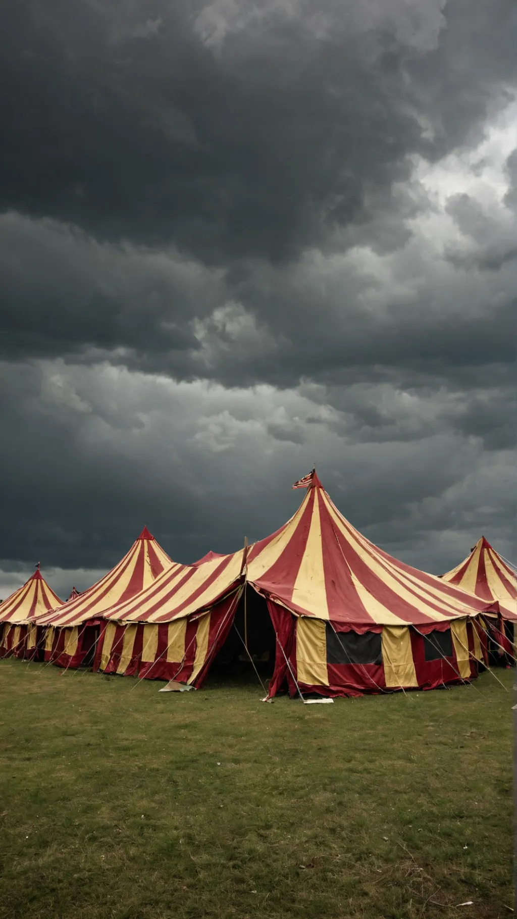 ai character: 1800s Circus background