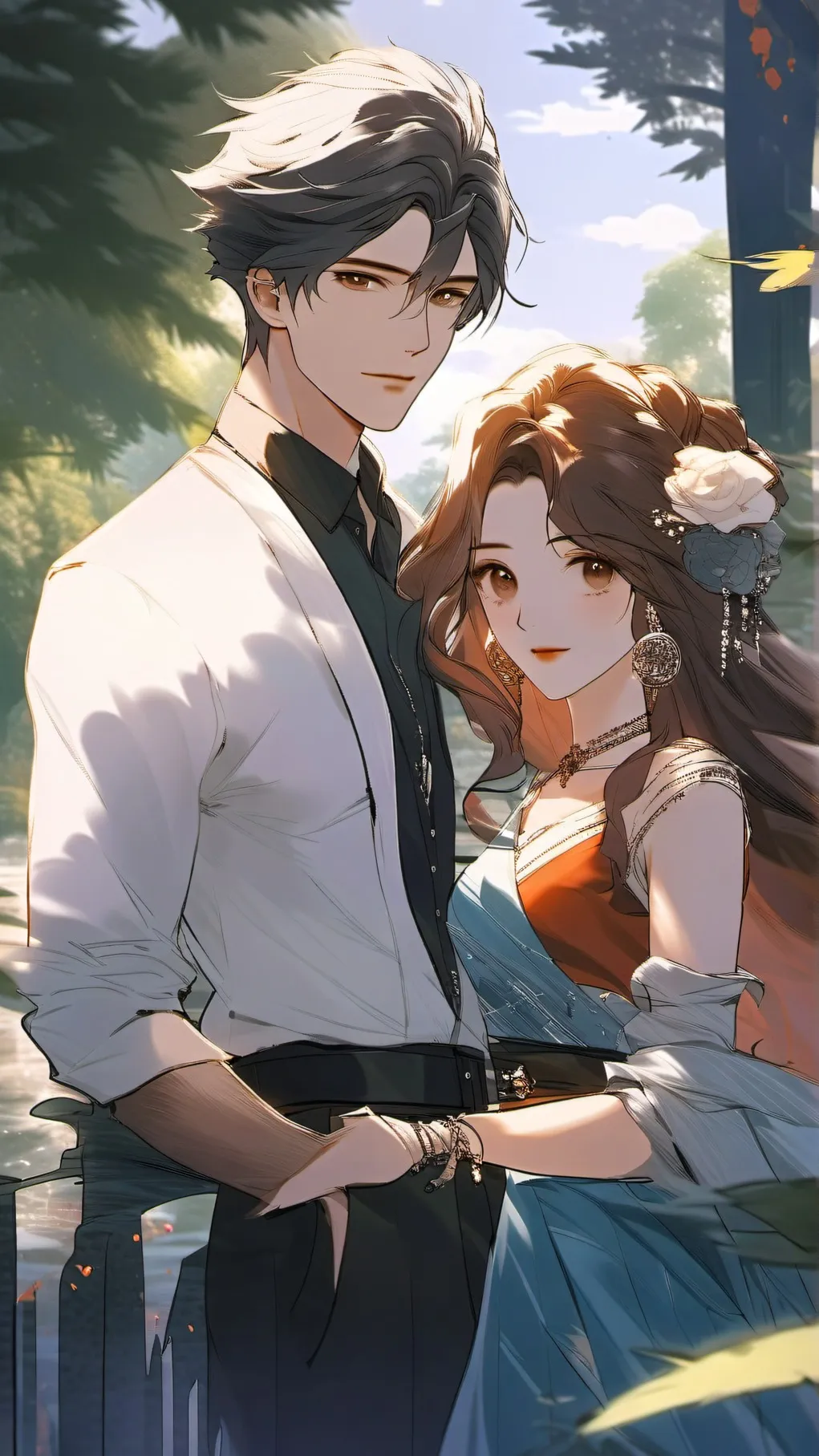 ai character: max and alex background