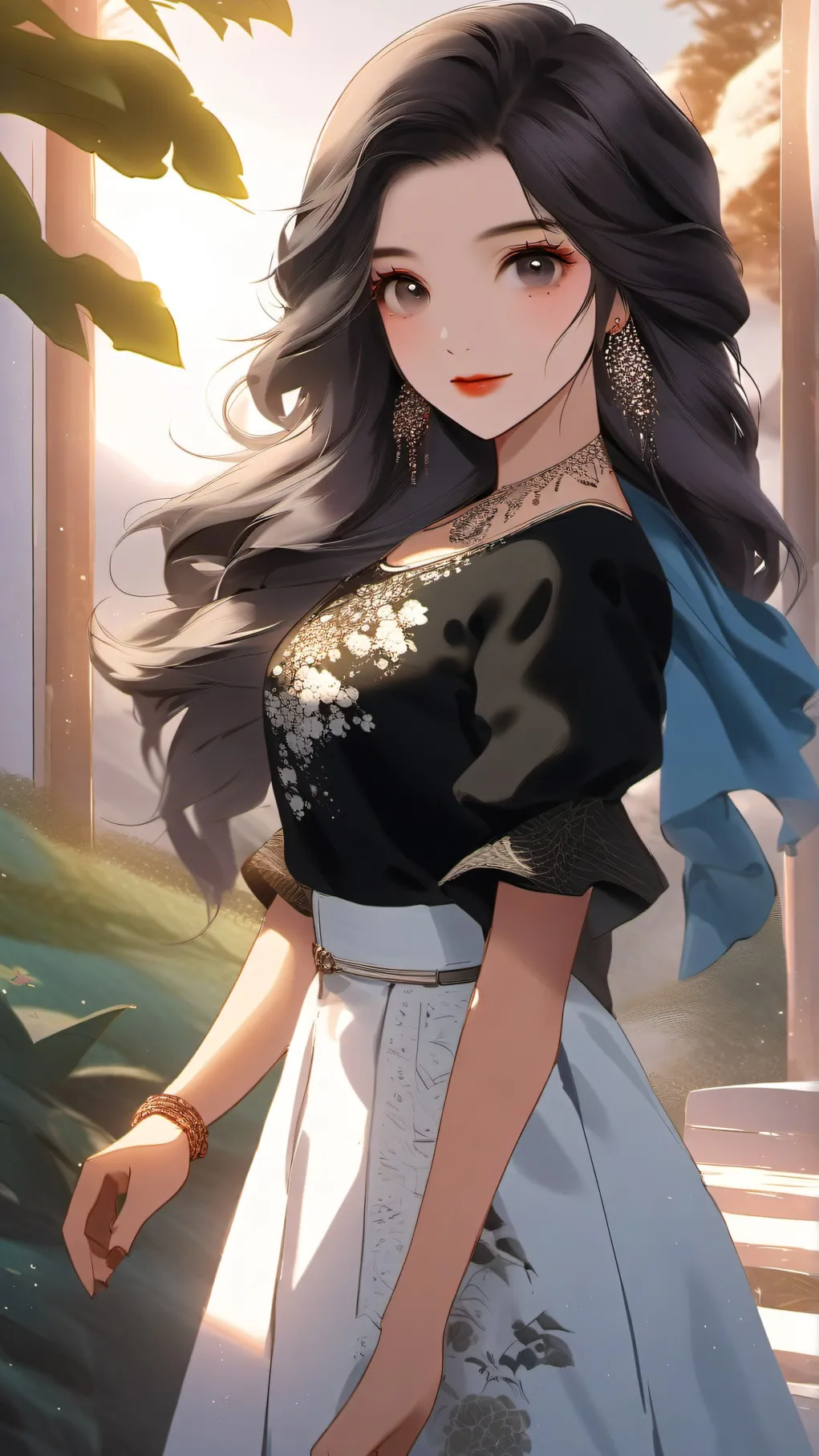 ai character: Aria background