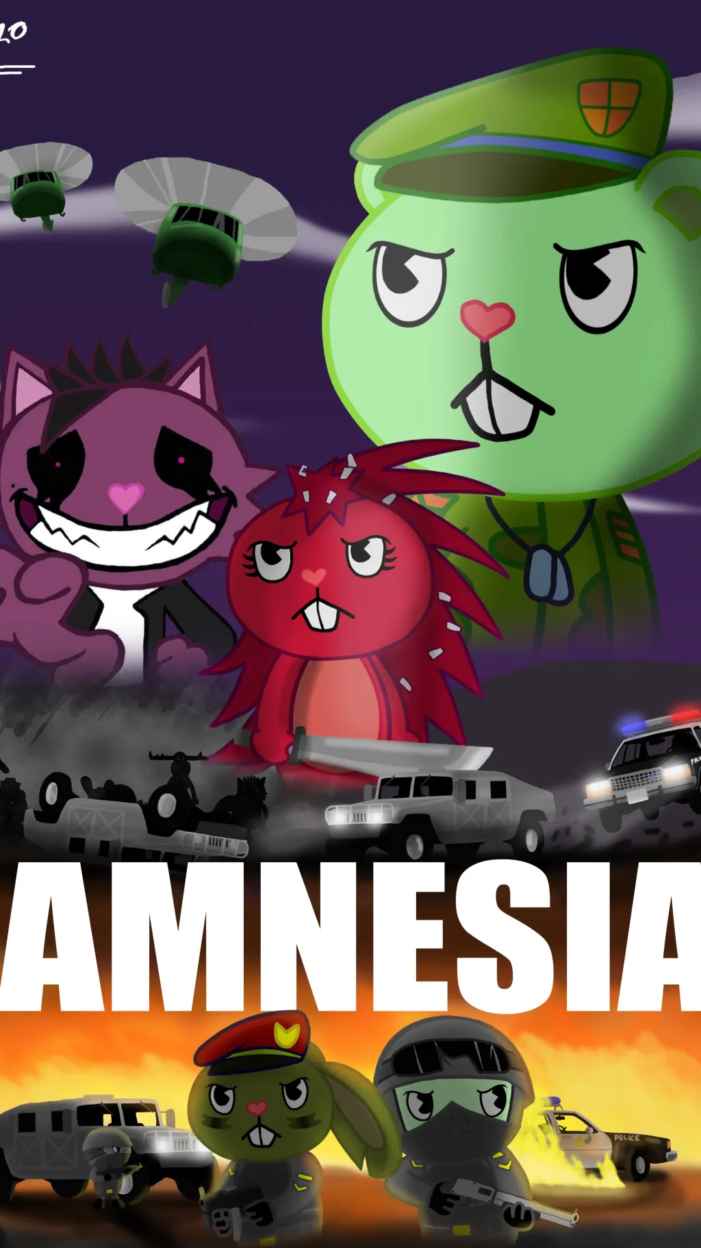 ai character: Htf Amnesia background