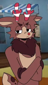 ai character: R̥u̥d̥i̥e̥ ゜✧*̣̩☽⋆ background