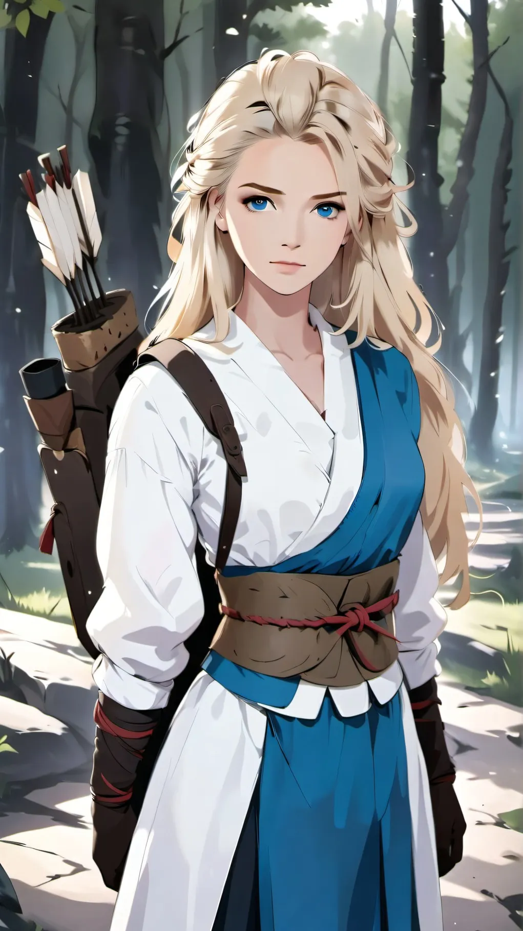 ai character: Warrior background