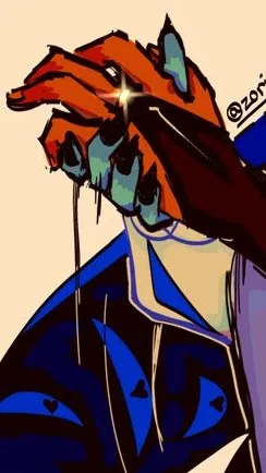 ai character: Shadow Milk Cookie background