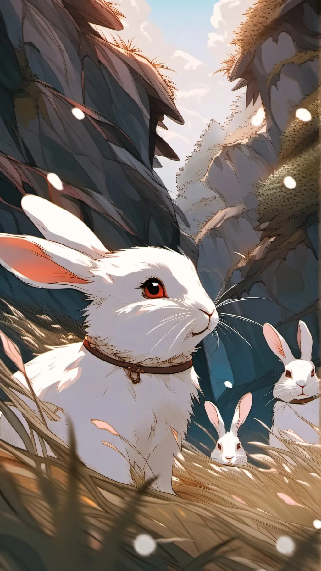 ai character: Just a Rabbit 🐰🐇 background