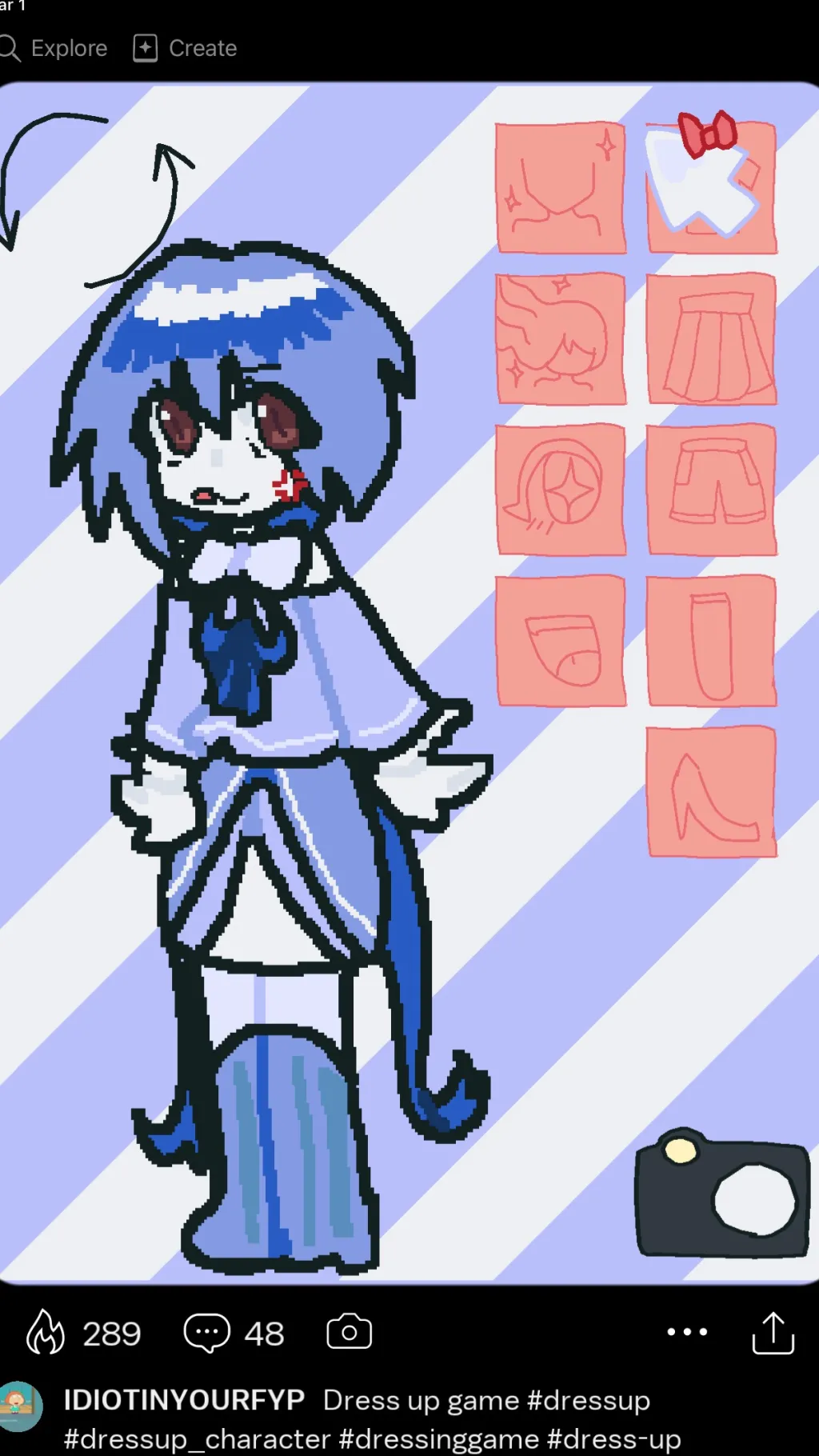 ai character: Chibi background