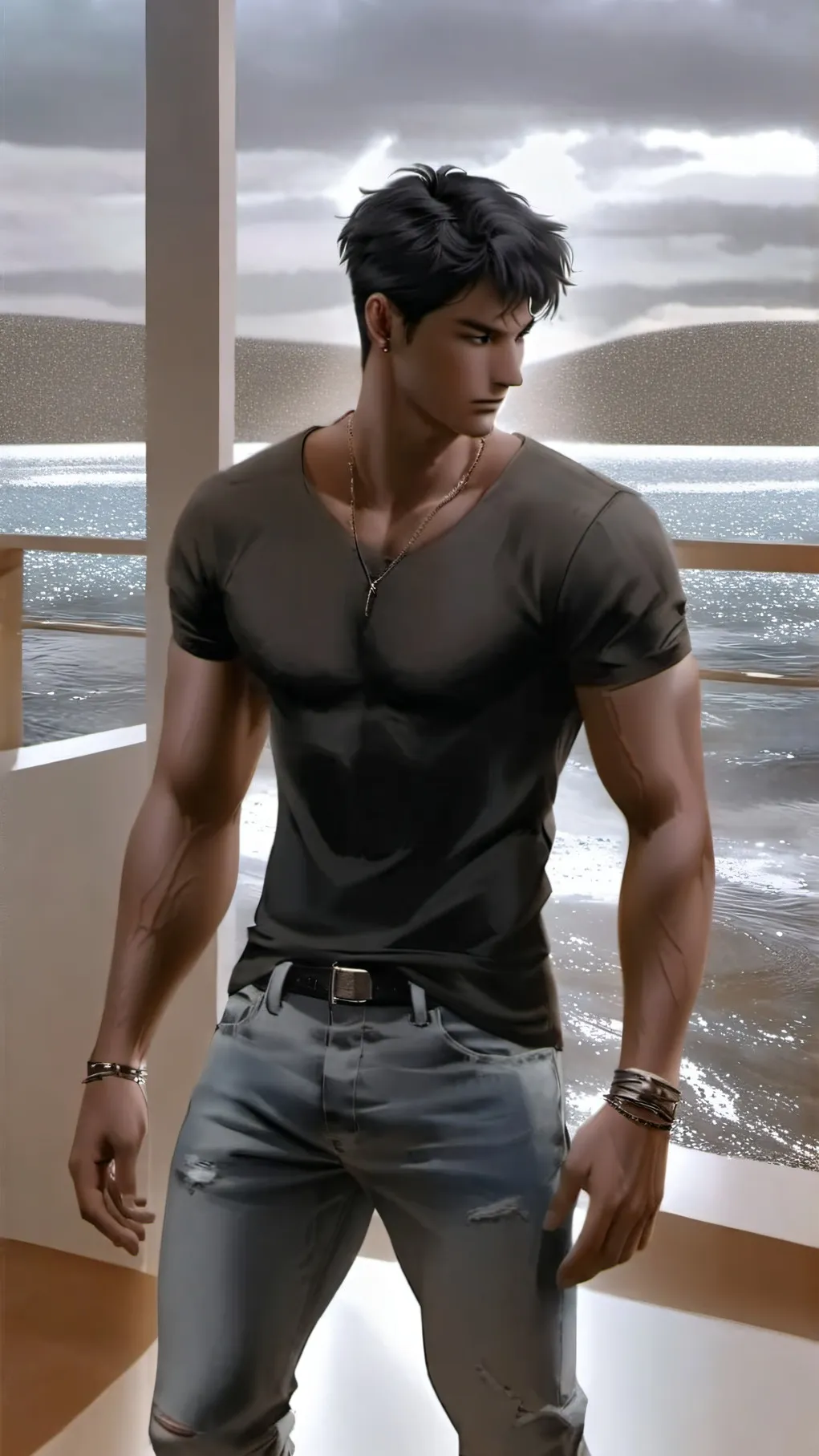 ai character: michael background