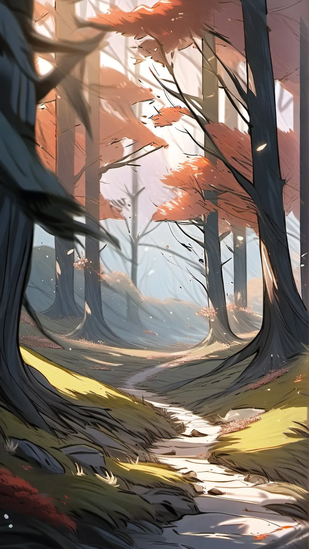 ai character: black background