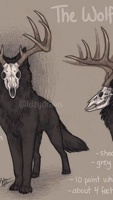 ai character: Wolf Stag background