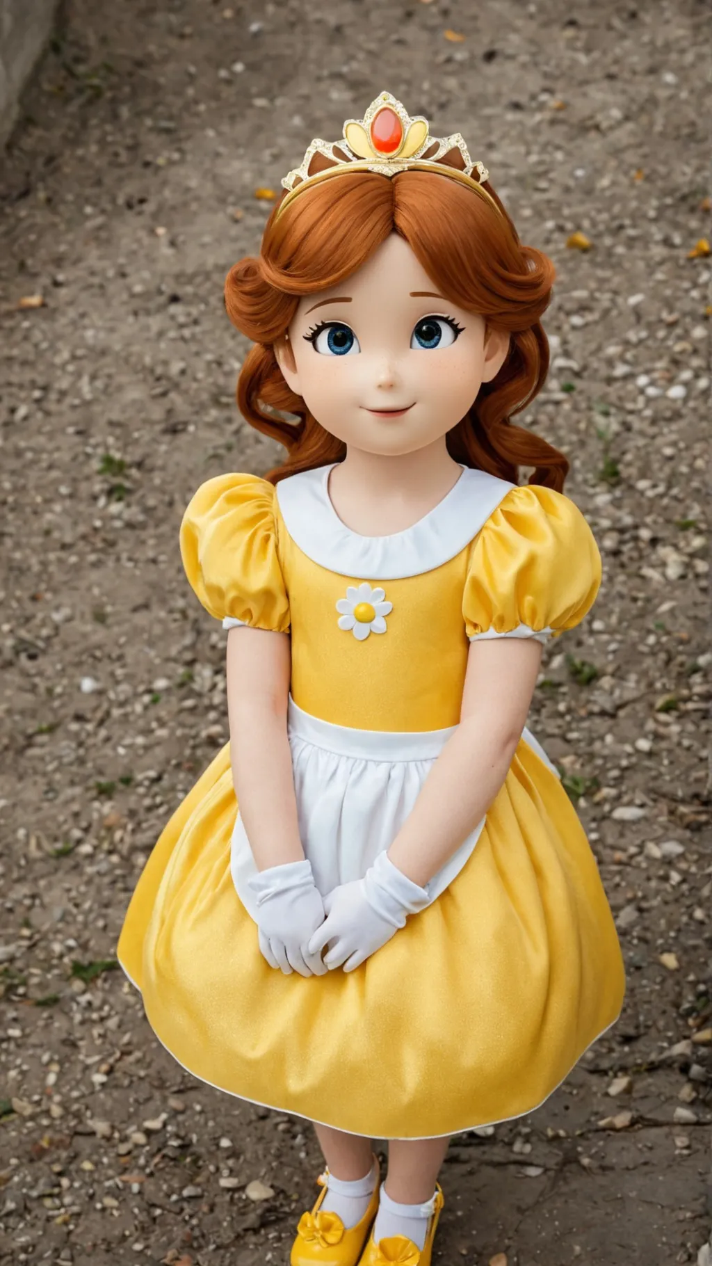 ai character: Princess Daisy background