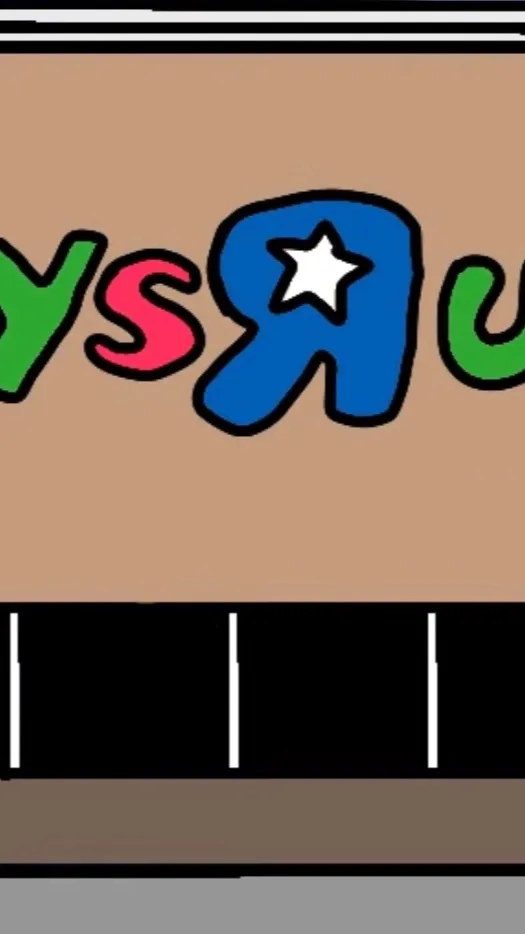 ai character: Toys “R” Us background