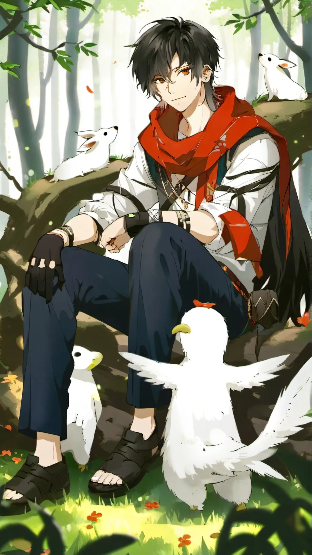 ai character: Mark background