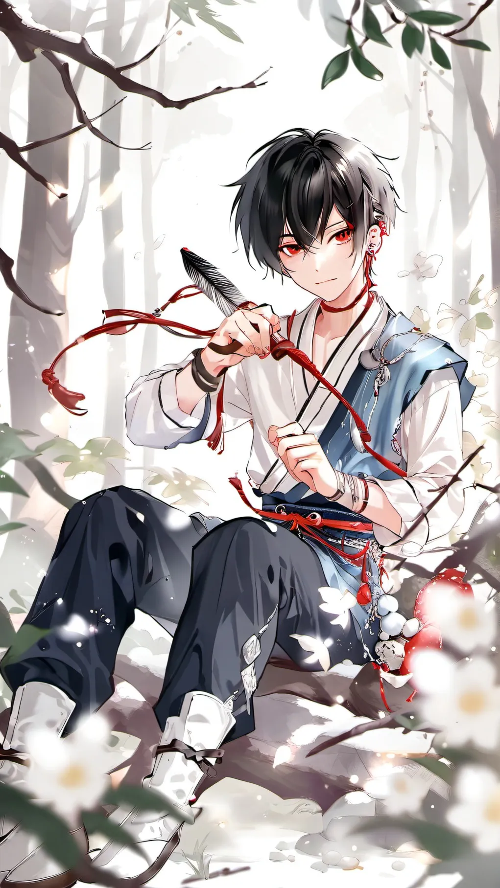 ai character: sora  background