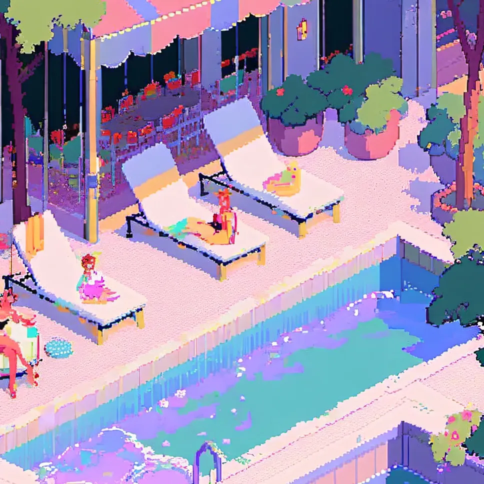 chat with ai character: Gtag pool party!