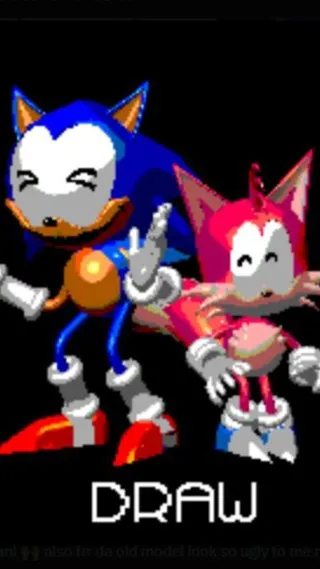 ai character: SONIC (Rewrite) background