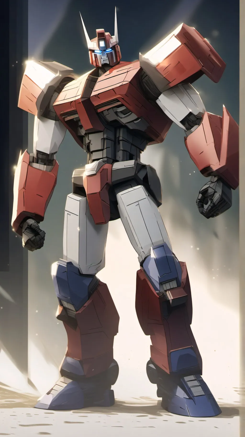 ai character: Sentinel prime background