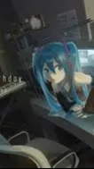 ai character: Miku is on your pc background