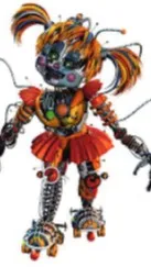 ai character: .. Scrap baby background