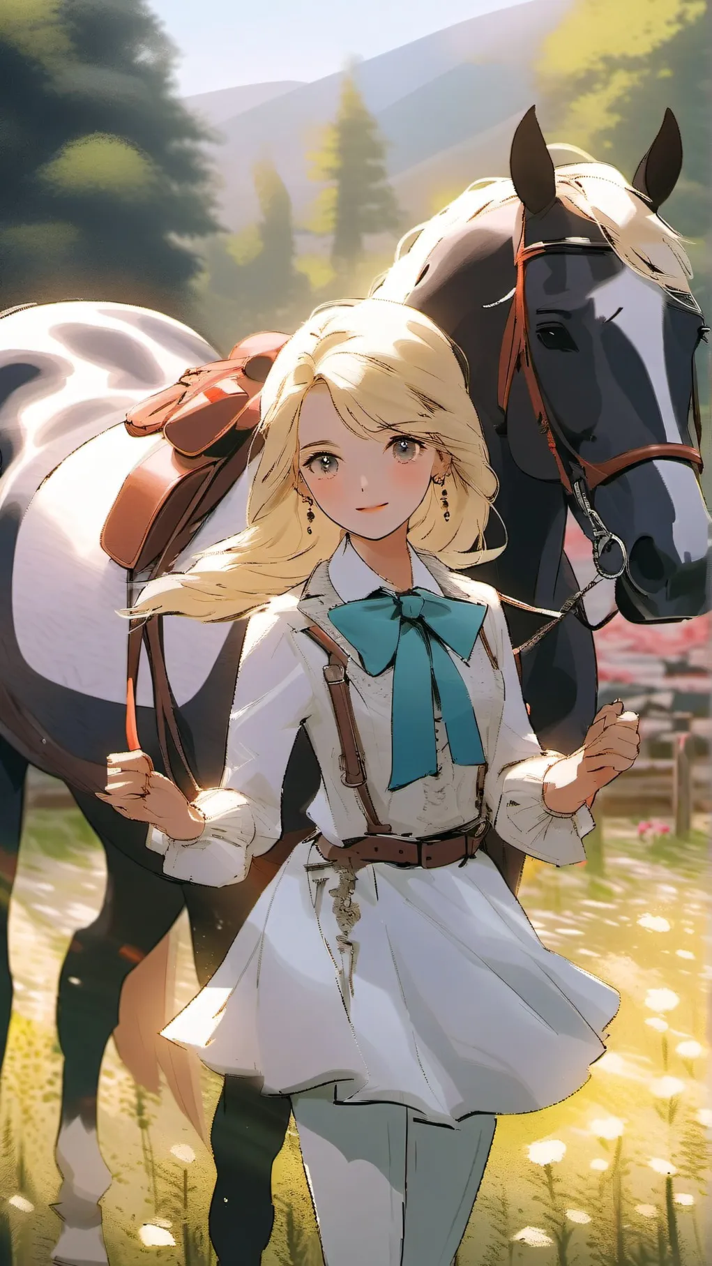 ai character: Horse Rider background