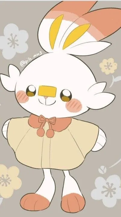 ai character: Scorbunny background