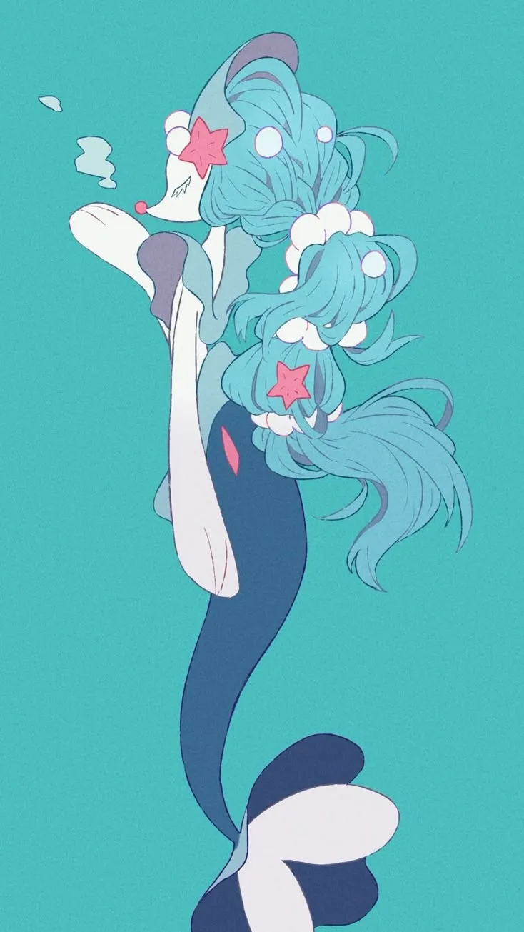 ai character: Primarina background