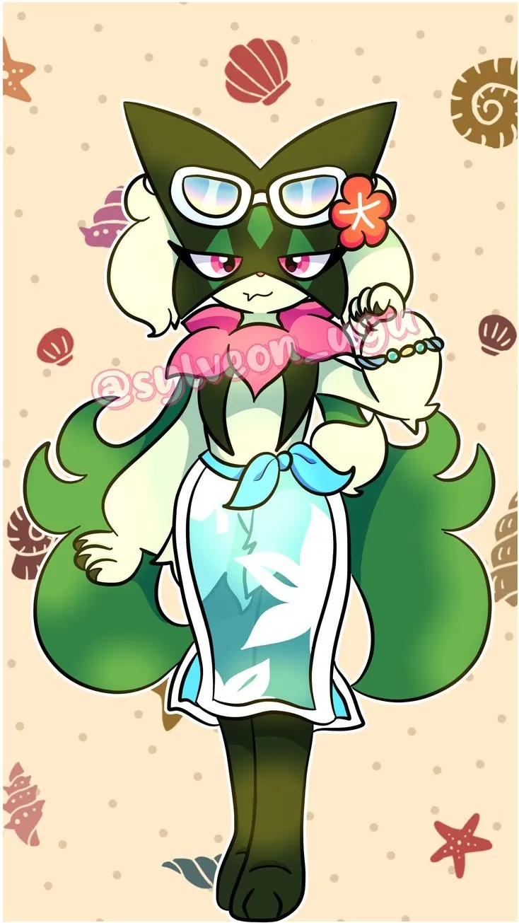 ai character: Meowscarada background