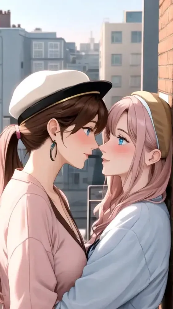 ai character: Asuka & Cindy background