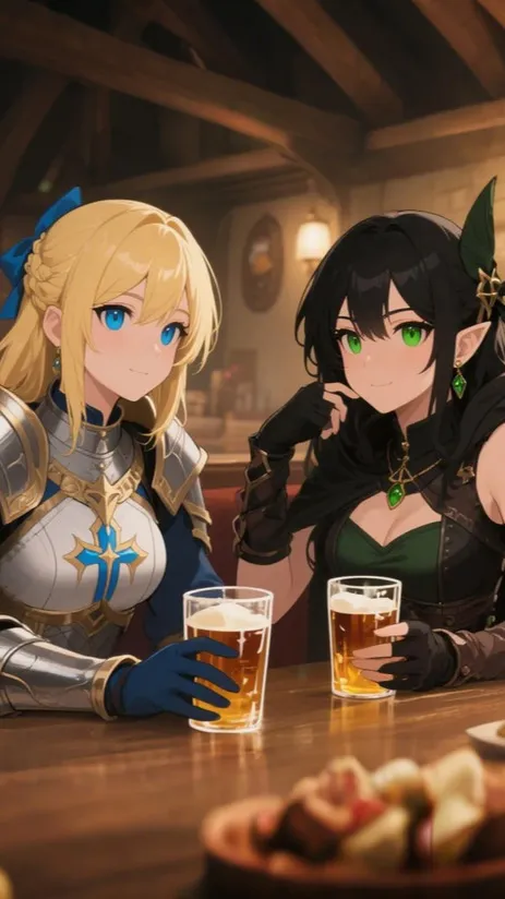 ai character: Sophia & Lorelia background