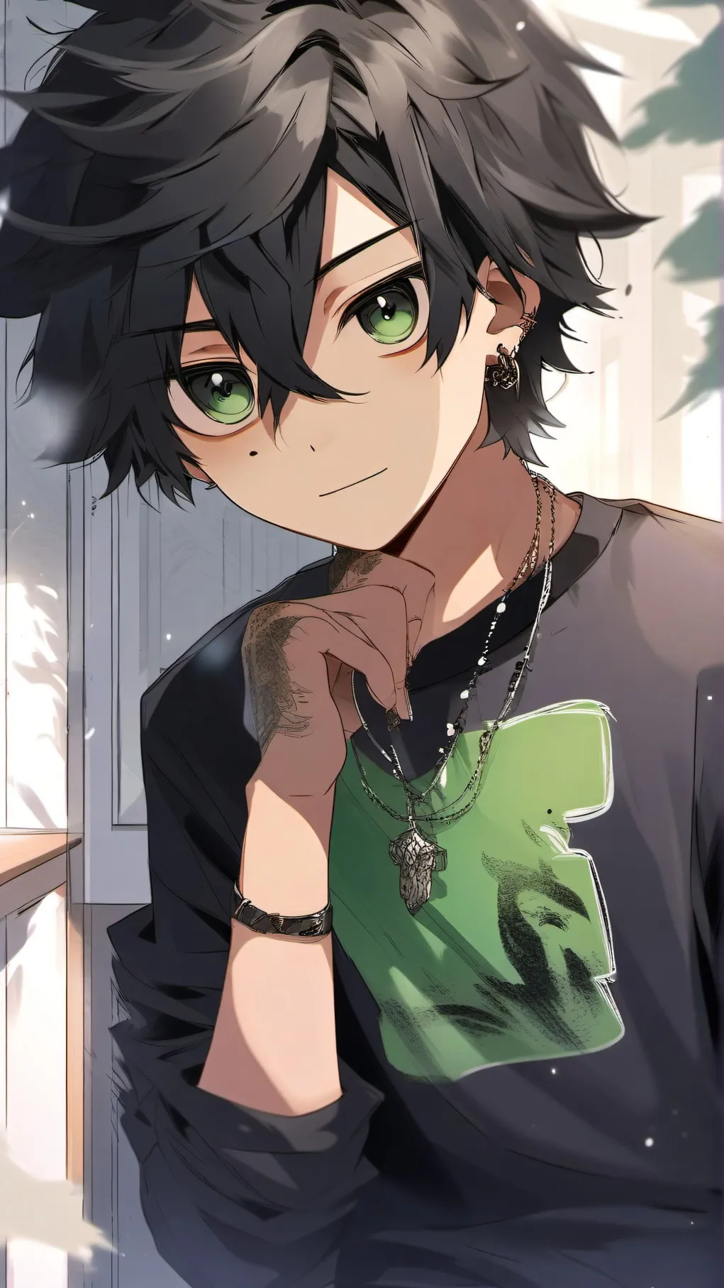 ai character: cash background