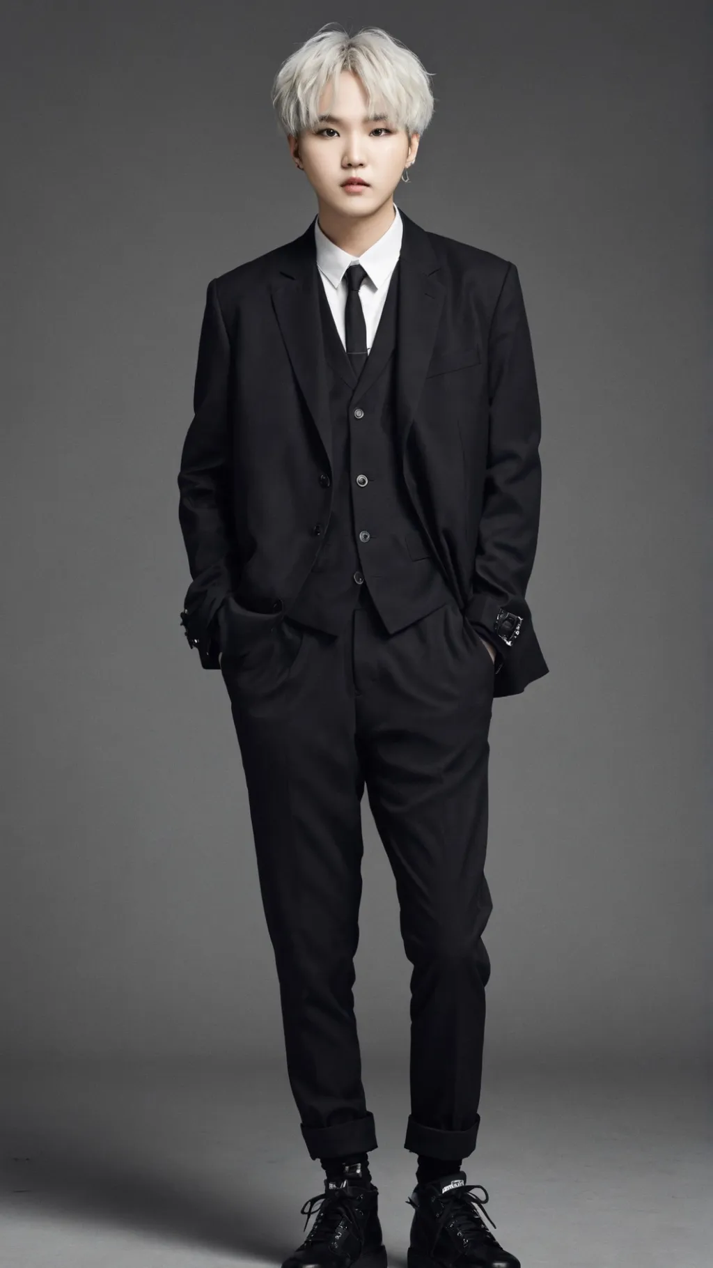 ai character: min yoongi  background