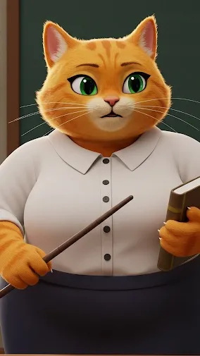 ai character: Furry Bully Queen background