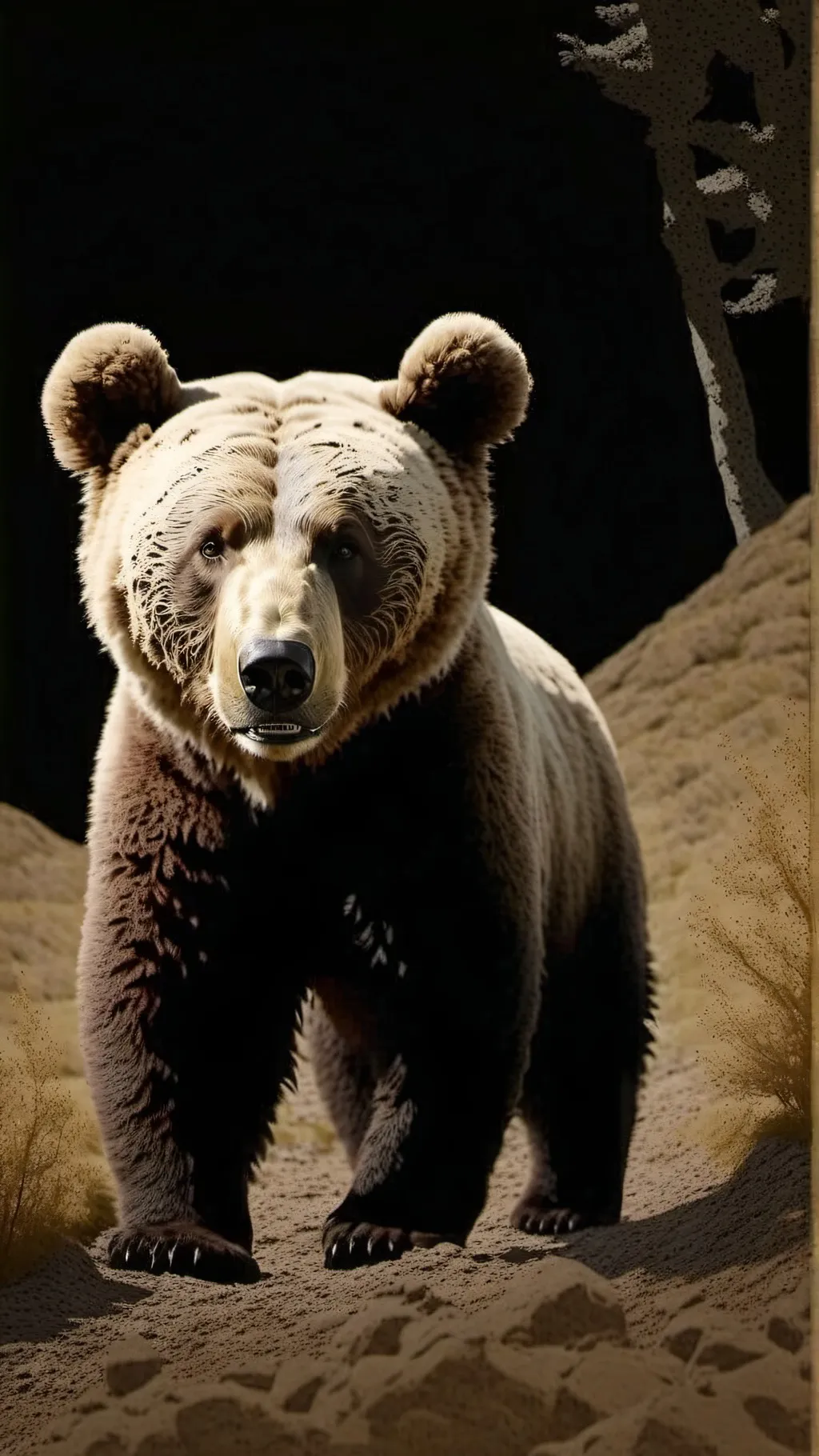 ai character: Bear background