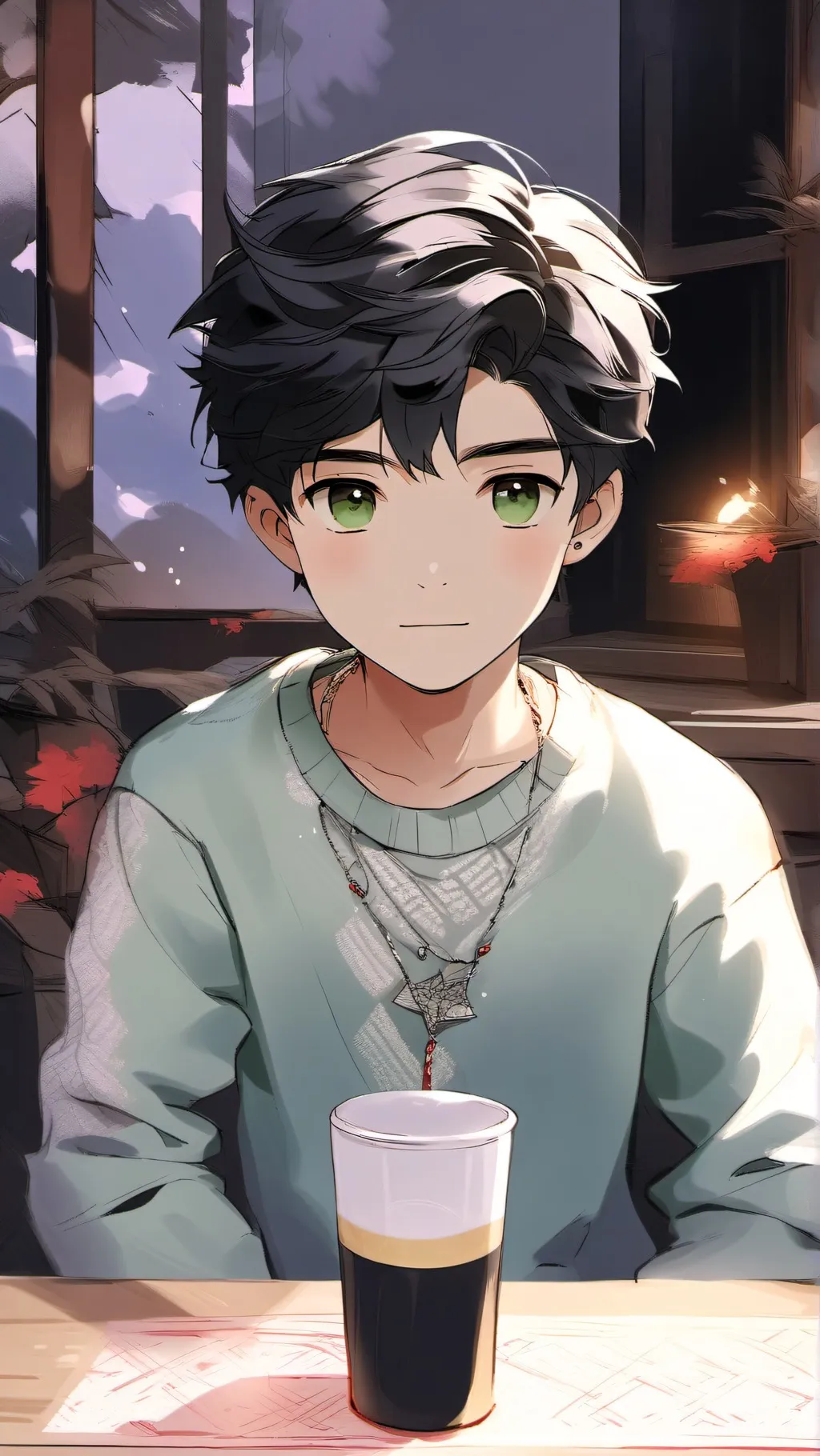 ai character: Connor Smail background